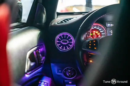 벤츠 GLA 45 AMG 순정연동 코딩활성화 송풍구 엠비언트시공 / 성남,분당,판교