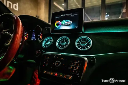 벤츠 엠비언트 CLA 45AMG 코딩활성 순정형 시공 / 성남,분당,판교