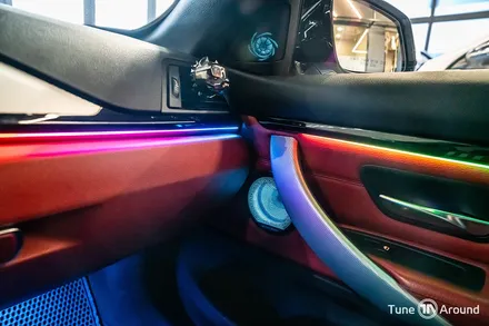 BMW 428i 컨버터블 무빙엠비언트 무드등 시공 / 성남,분당,판교