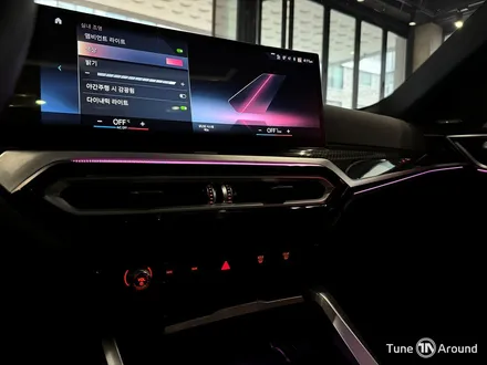 BMW i4 엠비언트라이트 송풍구상단 대시보드 실내 무드등 조명 / 성남,분당,판교