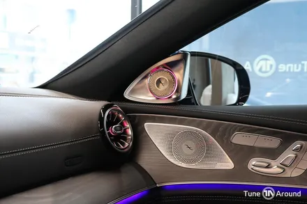 벤츠 GT43 AMG 실내 완성 4D 부메스터 전동트위터 천장 스피커 엠비언트 / 성남,분당,판교