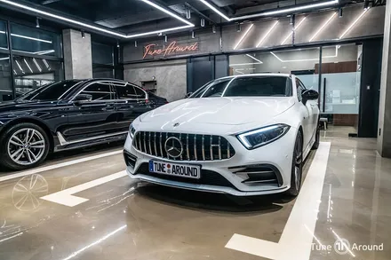 벤츠 세로그릴 교체와 무빙턴시그널 리피터 교체된 CLS53AMG / 성남,분당,판교