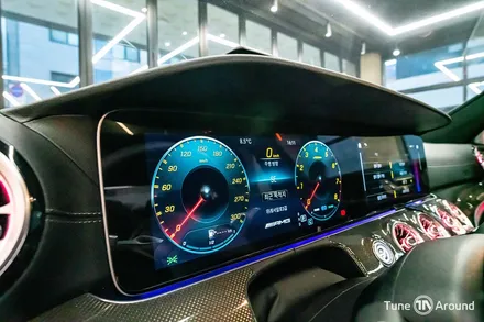 벤츠E53AMG 빠져있는 와이드콕핏 상단 계기판 엠비언트 추가 / 성남,분당,판교