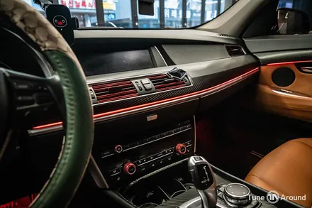 BMW 5GT 엠비언트 비노출 간접조명 자동차무드등 효과 연출 / 성남,분당,판교