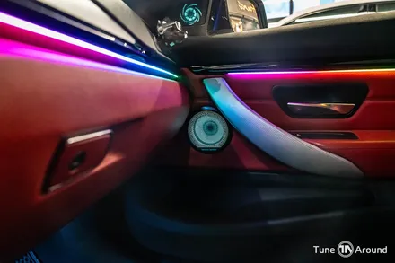 BMW 428i 컨버터블 무빙엠비언트 무드등 시공 / 성남,분당,판교
