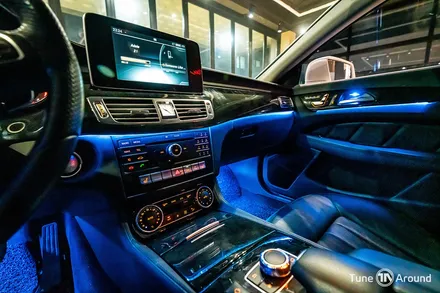 벤츠 CLS350 엠비언트라이트 시공 순정형 광량업그레이드 / 성남,분당,판교