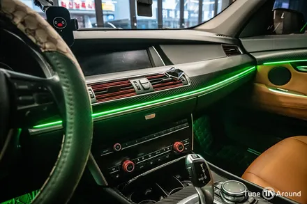 BMW 5GT 엠비언트 비노출 간접조명 자동차무드등 효과 연출 / 성남,분당,판교