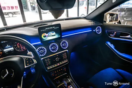벤츠 GLA45AMG 엠비언트송풍구 자동차내부꾸미기 / 성남,분당,판교