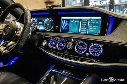 벤츠 송풍구엠비언트 W222 S63AMG 64컬러 순정연동 / 성남,분당,판교