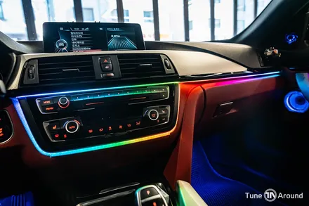 BMW 428i 컨버터블 무빙엠비언트 무드등 시공 / 성남,분당,판교