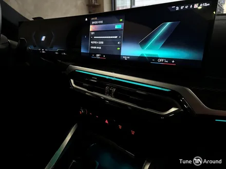 BMW i4 엠비언트라이트 송풍구상단 대시보드 실내 무드등 조명 / 성남,분당,판교