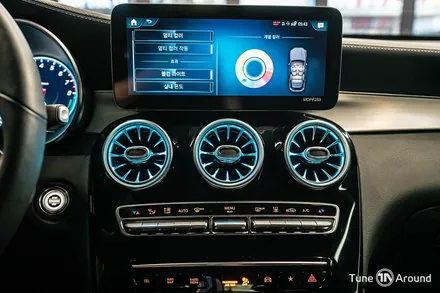 벤츠 GLC300e 송풍구엠비언트 그리고 전동트위터 / 성남,분당,판교