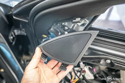 벤츠W222 S350d 송풍구엠비언트와 부메스터 전동트위터 장착 / 성남,분당,판교