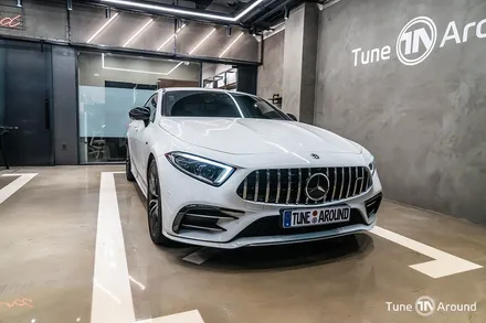 벤츠 세로그릴 교체와 무빙턴시그널 리피터 교체된 CLS53AMG / 성남,분당,판교