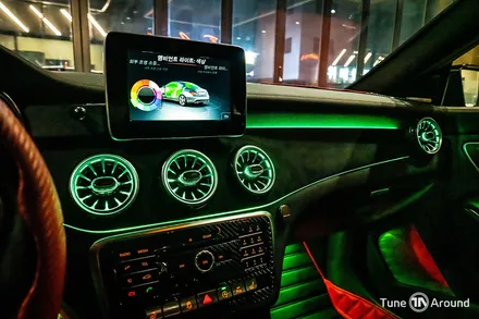 벤츠 엠비언트 CLA 45AMG 코딩활성 순정형 시공 / 성남,분당,판교