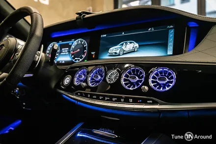 벤츠 송풍구엠비언트 W222 S63AMG 64컬러 순정연동 / 성남,분당,판교