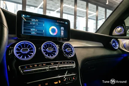 벤츠 GLC300e 송풍구엠비언트 그리고 전동트위터 / 성남,분당,판교