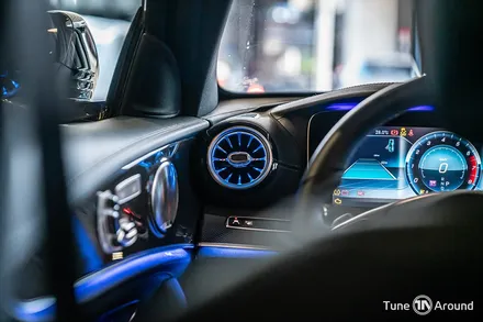 벤츠E클래스 송풍구엠비언트 교체 작업 W213 E300 / 성남,분당,판교