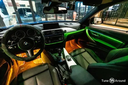 BMW 엠비언트라이트 DMX 비노출 시공 F30 320i / 성남,분당,판교