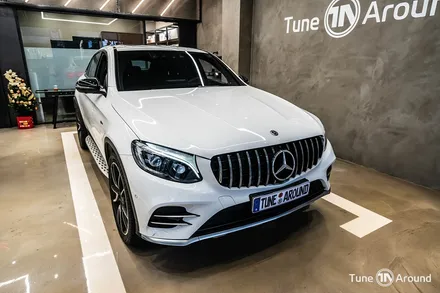 벤츠 GLC 43 AMG 세로그릴 교체와 64컬러 엠비언트라이트 작업 / 성남,분당,판교