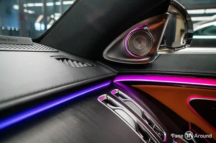 벤츠 S400d 엑티브엠비언트 4D 부메스터 전동트위터 장착 / 성남,분당,판교