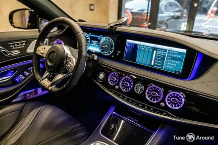 벤츠 송풍구엠비언트 W222 S63AMG 64컬러 순정연동 / 성남,분당,판교