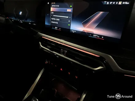 BMW i4 엠비언트라이트 송풍구상단 대시보드 실내 무드등 조명 / 성남,분당,판교
