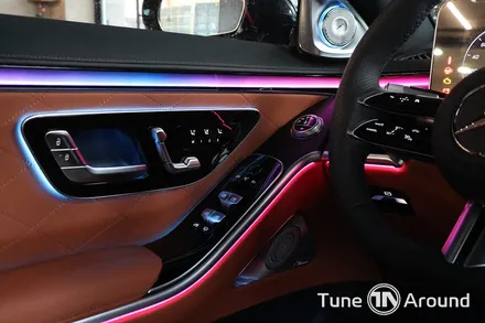 벤츠 W223 S450 4D부메스터 액티브엠비언트 실내튜닝 완성 / 성남,분당,판교