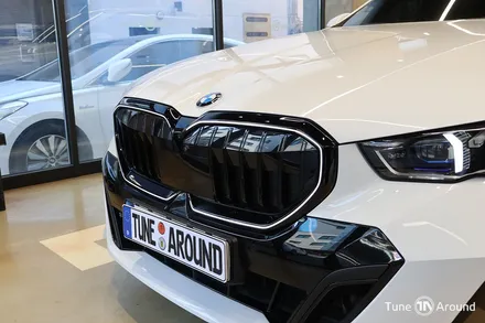 BMW 530i 순정 G60프로 블랙 키드니그릴 교체 리어 스포일러 장착 / 성남,분당,판교