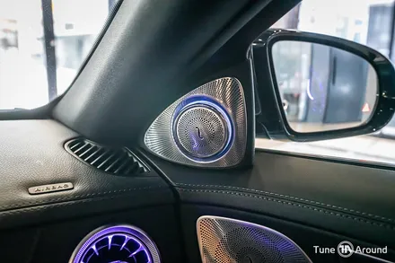 벤츠W222 S350d 송풍구엠비언트와 부메스터 전동트위터 장착 / 성남,분당,판교