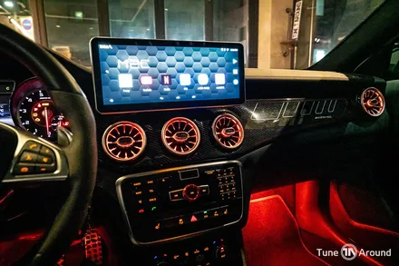벤츠송풍구엠비언트에 풋등까지 추가된 GLA 45AMG / 성남,분당,판교