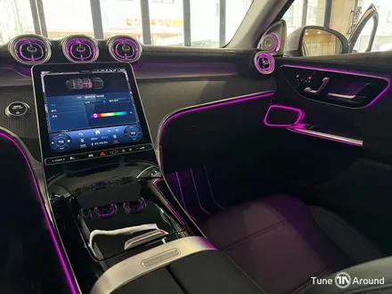 벤츠 X254 GLC220d 송풍구 부메스터 실내 풀엠비언트 시공 / 성남,분당,판교