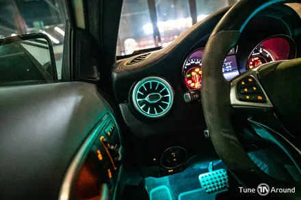 벤츠송풍구엠비언트에 풋등까지 추가된 GLA 45AMG / 성남,분당,판교