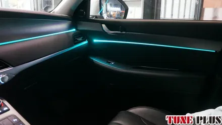 경남 창원 마산 튠플러스 팰리세이드 실내 튜닝 파이버테리어 RGB 엠비언트 라이트 풀컬러 무드등 시공 / 창원 의창구 서상동