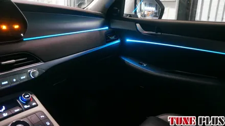 경남 창원 마산 튠플러스 팰리세이드 실내 튜닝 파이버테리어 RGB 엠비언트 라이트 풀컬러 무드등 시공 / 창원 의창구 서상동