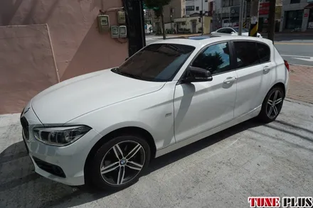 경남 창원 마산 튠플러스 BMW 118D 브이쿨K 반사필름으로 시공 / 창원 의창구 서상동