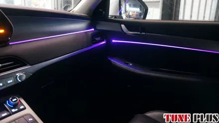경남 창원 마산 튠플러스 팰리세이드 실내 튜닝 파이버테리어 RGB 엠비언트 라이트 풀컬러 무드등 시공 / 창원 의창구 서상동