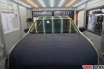 경남 창원 마산 튠플러스 팰리세이드 신차 썬팅 레이노 S7 열차단 썬팅 필름 시공 / 창원 의창구 서상동