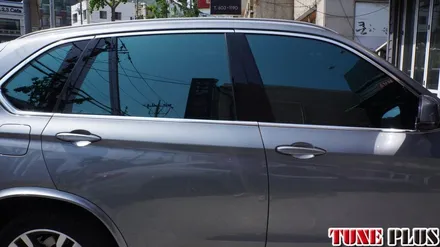 경남 창원 마산 튠플러스 BMW X5 레이노 크로마9 열반사 썬팅 필름 시공 / 창원 의창구 서상동