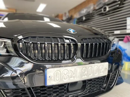 bmw320i 그릴크롬랩핑 시공 해보자.군자동랩핑전문점.튜닝커스텀 / 동대문,광진구,중랑구