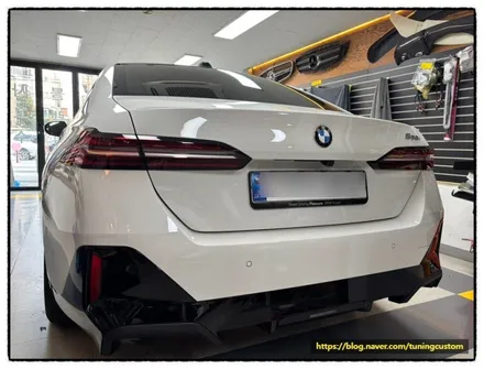 bmw 520i 그릴 크롬 랩핑으로 고급스럽게 만들어 보자!! / 동대문구 장안동