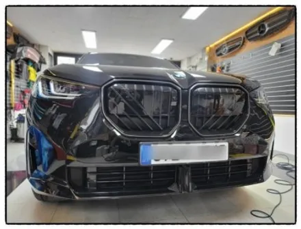 bmw x3 그릴 크롬 랩핑 하면 어떤 변화가 있을까?? / 동대문구 장안동