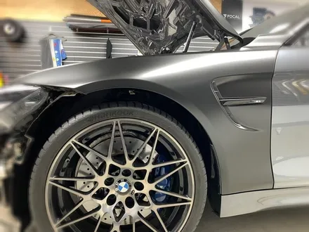 Bmw m4 사틴블랙 전체랩핑 시공(에이버리슈프림).장안동랩핑전문점.튜닝커스텀 / 동대문구 장안동