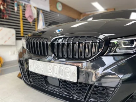 bmw320i 그릴크롬랩핑 시공 해보자.군자동랩핑전문점.튜닝커스텀 / 동대문,광진구,중랑구