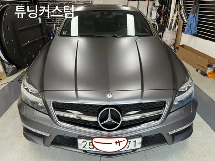 벤츠 cls63amg 사틴그레이 본넷.범퍼랩핑 해보자.중화동랩핑전문점.튜닝커스텀 / 동대문,광진구,중랑구