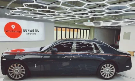 명차에 품격을 더하다 - 럭셔리카 끝판왕 롤스로이스 팬텀 코치라인 랩핑으로 새 생명을 불어넣다 잠실송파하남랩핑전문점 / 동대문구 장안동