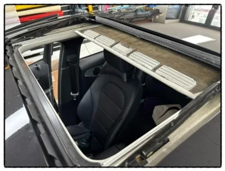 벤츠 glc220d 선루프 사이드 주름간 고무 교환 및 선바이저 껴보자!! / 동대문구 장안동