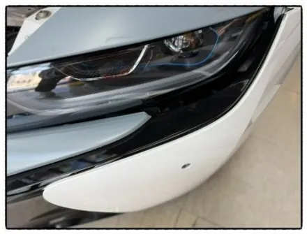bmw i8 범퍼 수리 도색 및 범퍼 랩핑. 펜더 랩핑으로 깔끔하게 해보자~^^ / 동대문구 장안동