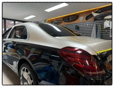 벤츠 s600 마이바흐 랩핑 제거 및 투톤 랩핑 해보자~^^ / 동대문구 장안동