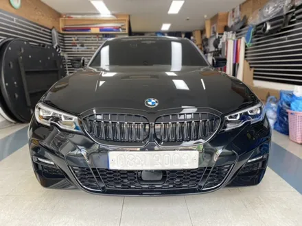 bmw320i 그릴크롬랩핑 시공 해보자.군자동랩핑전문점.튜닝커스텀 / 동대문,광진구,중랑구